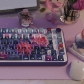 Monet Oil Painting 104+25 Cherry Profile PBT Dye-subbed Doubleshot Backlit Keycaps Set Side Legends for Mechanical Keyboard